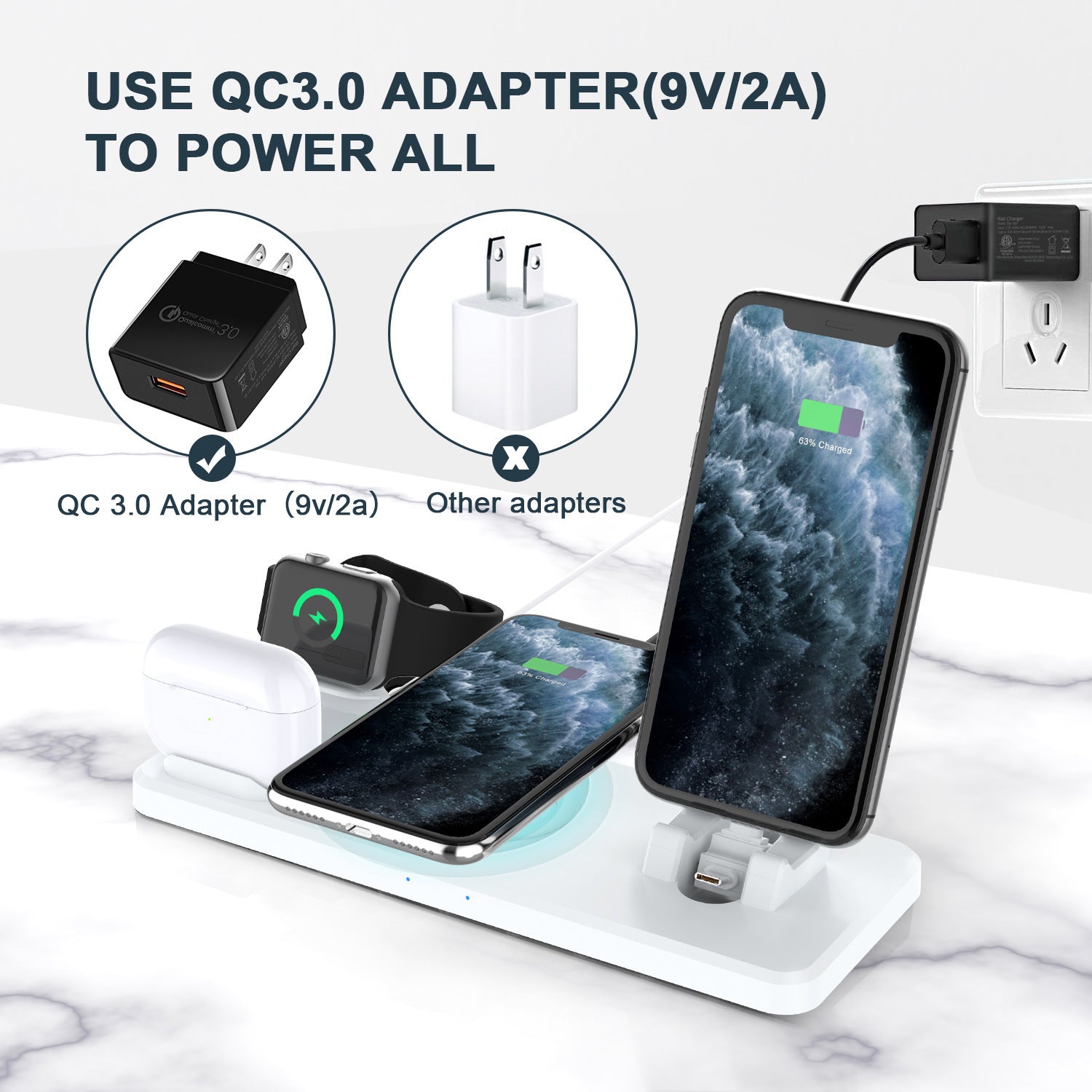 PowerHub 6-in-1 Wireless Charger