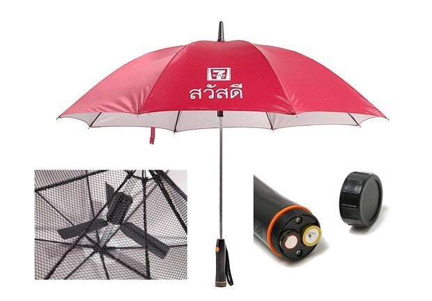 AeroShade Luxe Cooling Umbrella