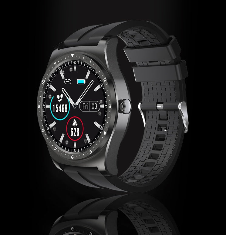 VitaPulse™ Full Circle Touch Smartwatch: Heart Rate, BP & Sleep Monitor