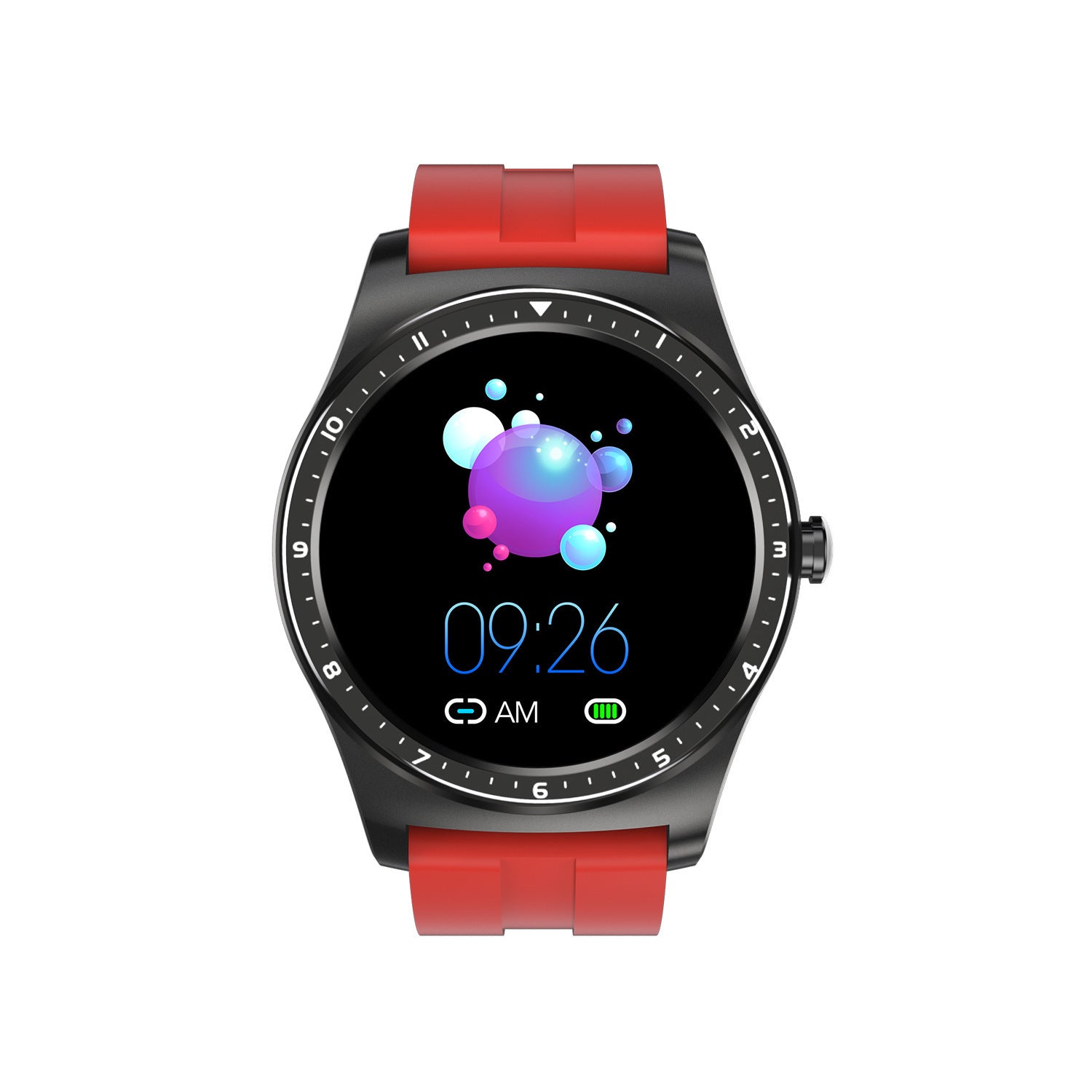 VitaPulse™ Full Circle Touch Smartwatch: Heart Rate, BP & Sleep Monitor