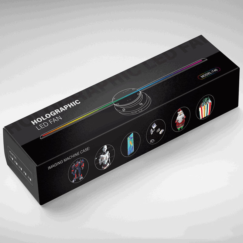 HoloSphere 3D Holographic Projection Advertising Machine – Floating LED Display with WiFi Control