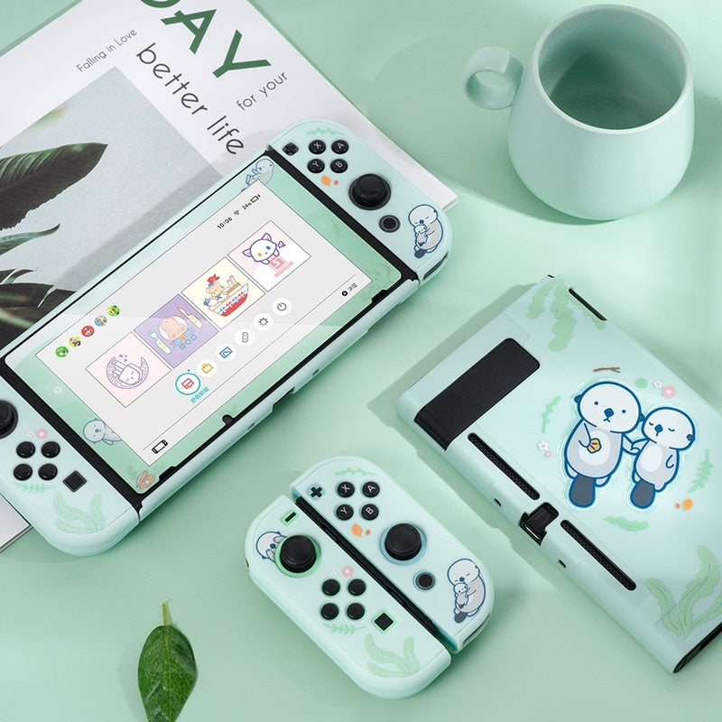AquaShell™ Sea Otter Protective Case for Nintendo Switch Lite