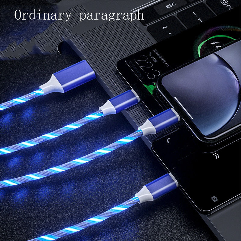 GlowCharge – 3-in-1 LED Flowing Light Charging Cable