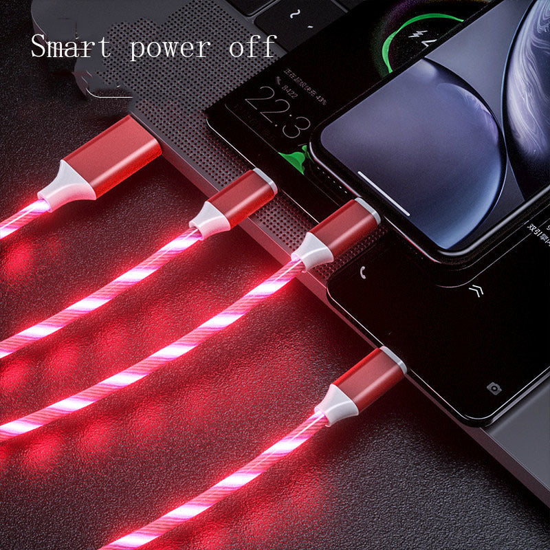 GlowCharge – 3-in-1 LED Flowing Light Charging Cable