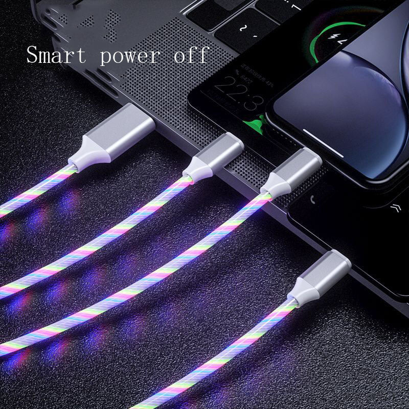 GlowCharge – 3-in-1 LED Flowing Light Charging Cable