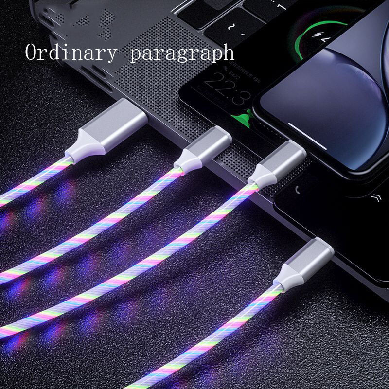 GlowCharge – 3-in-1 LED Flowing Light Charging Cable