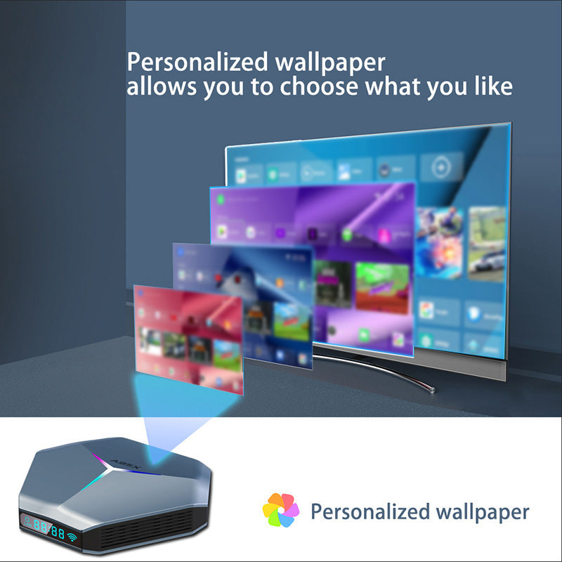 UltraStream 8K Network Player TV Set-Top Box – Dual-Band Wi-Fi, Next-Gen Streaming & Entertainment Hub