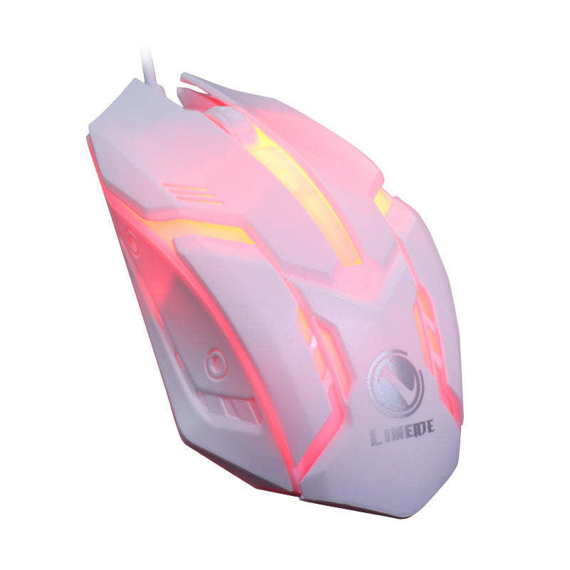 GlowTrack™ Spectrum: Colorful Wired Gaming Mouse