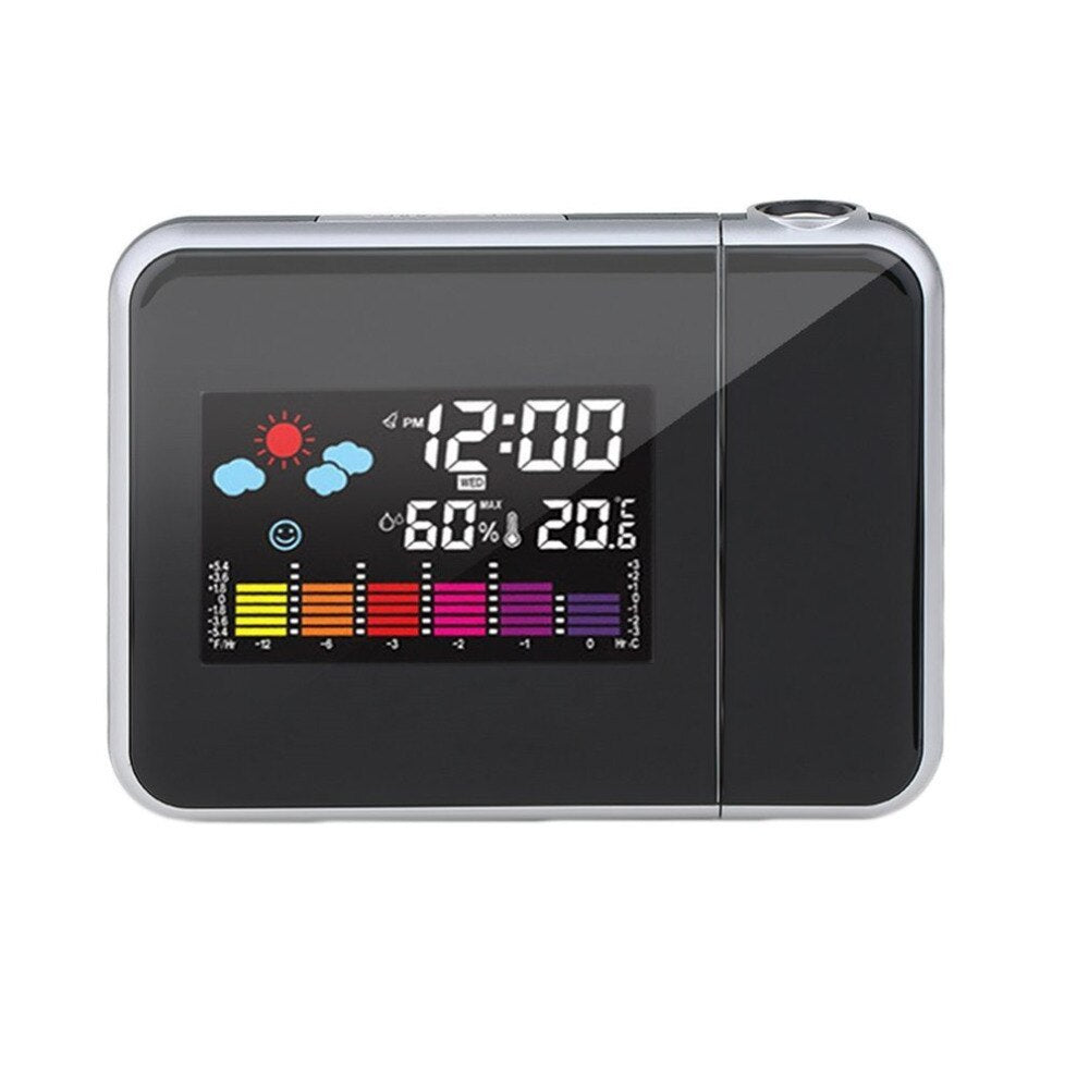 NoirGlow Projection Clock