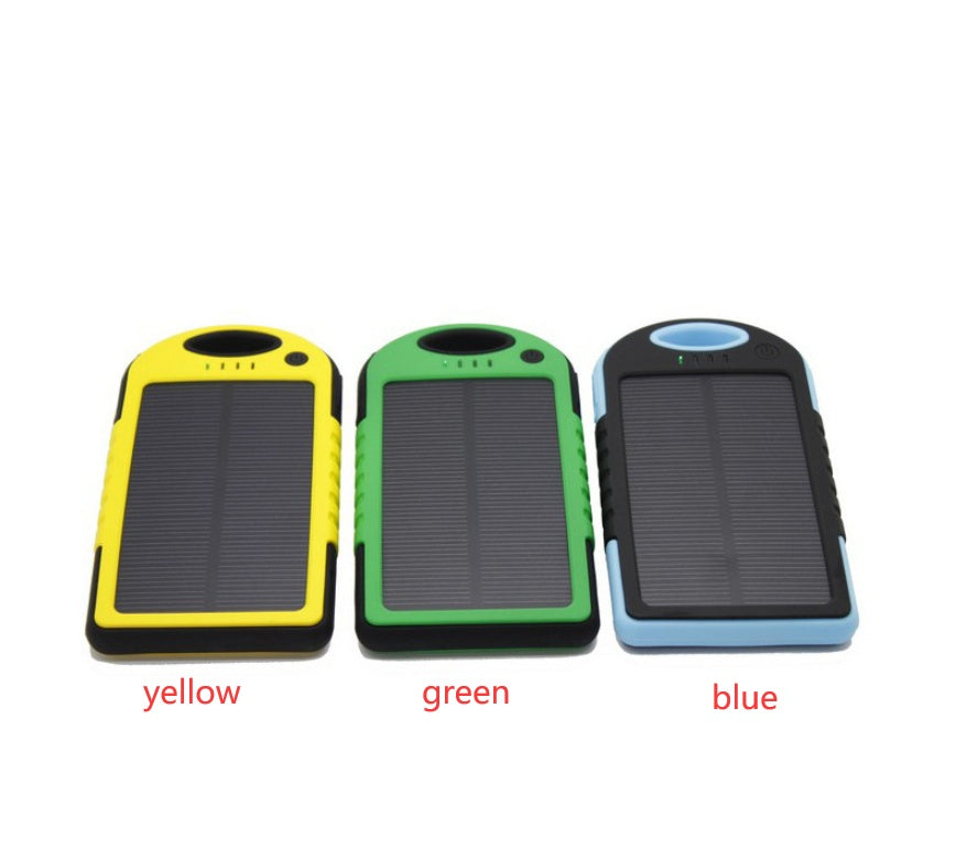 SunCharge Duo – Solar Power Bank & Dual Battery Charger