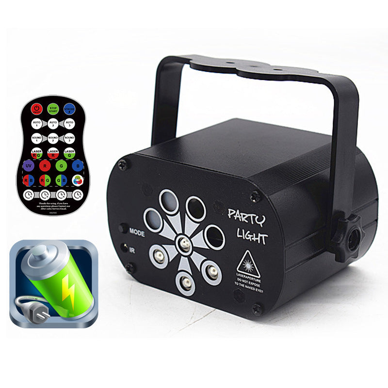 LaserGroove™ - LED Stage Light & Laser Projector with Voice Control