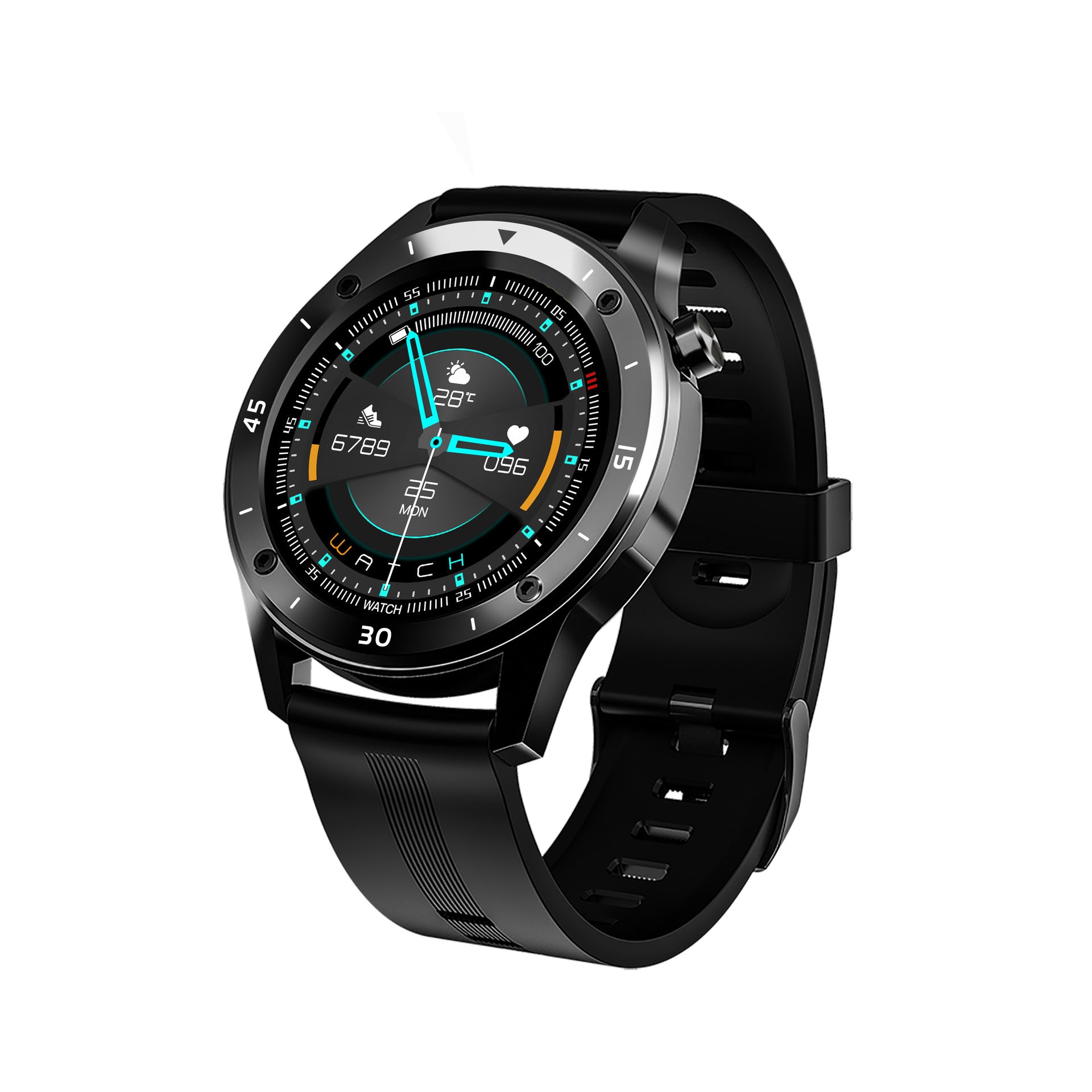 AquaStride Waterproof Pedometer Watch – Fitness Tracker with Seamless Apple Compatibility