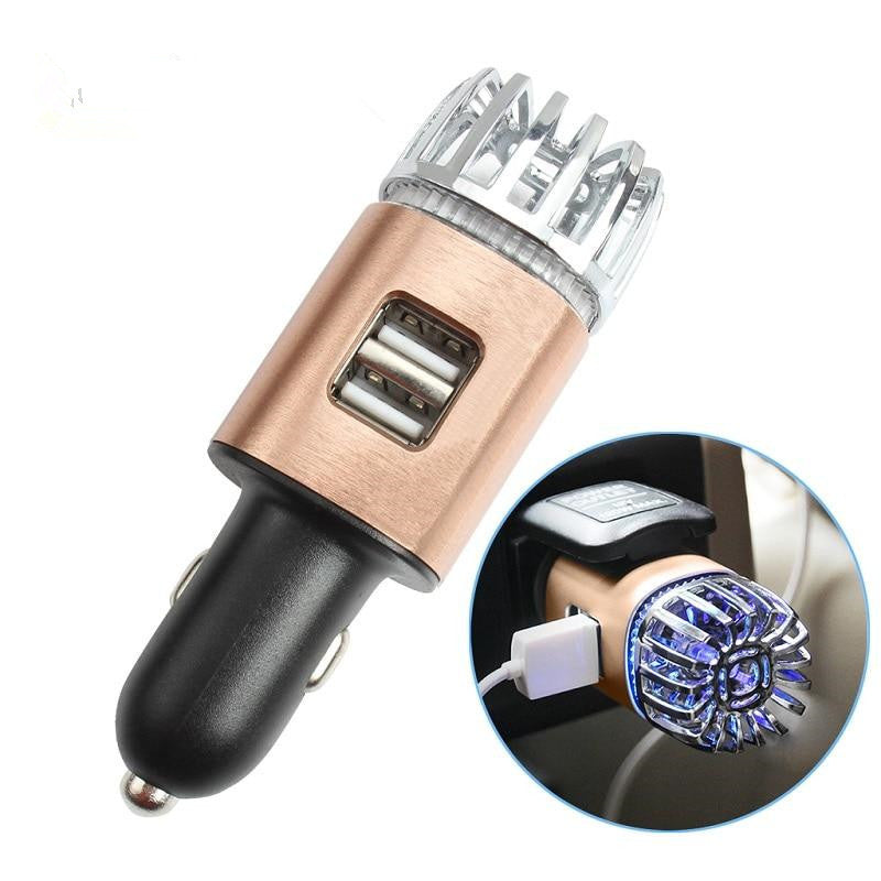 PureCharge Duo — 2-in-1 Car Charger & Air Purifier