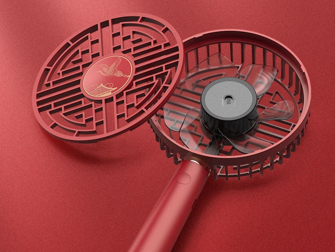 BreezeFlow USB Charging Handheld Fan – Portable, Rechargeable Personal Cooling Solution