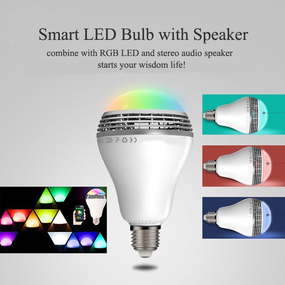 LumiSound LED Smart Bluetooth Speaker Bulb
