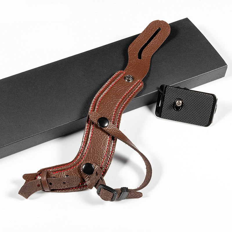 SnapStrap Leather Camera Wristband