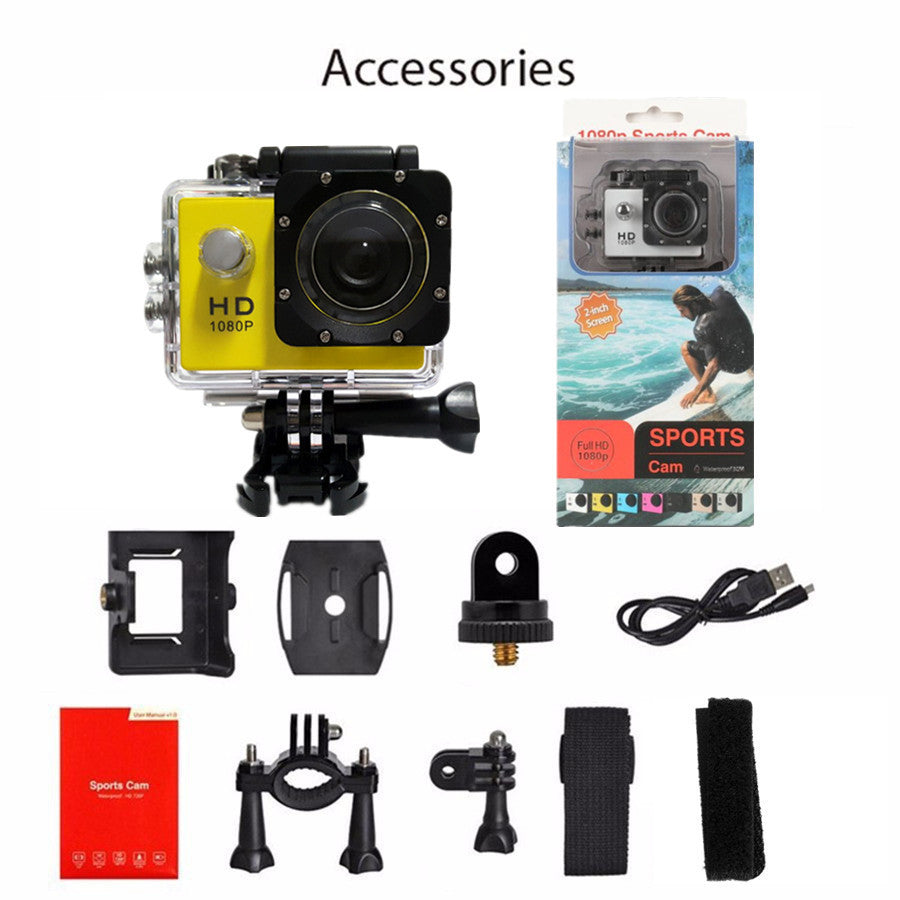 AquaPro™ Waterproof Sports Camera Recorder – Capture Every Adventure in Stunning Detail