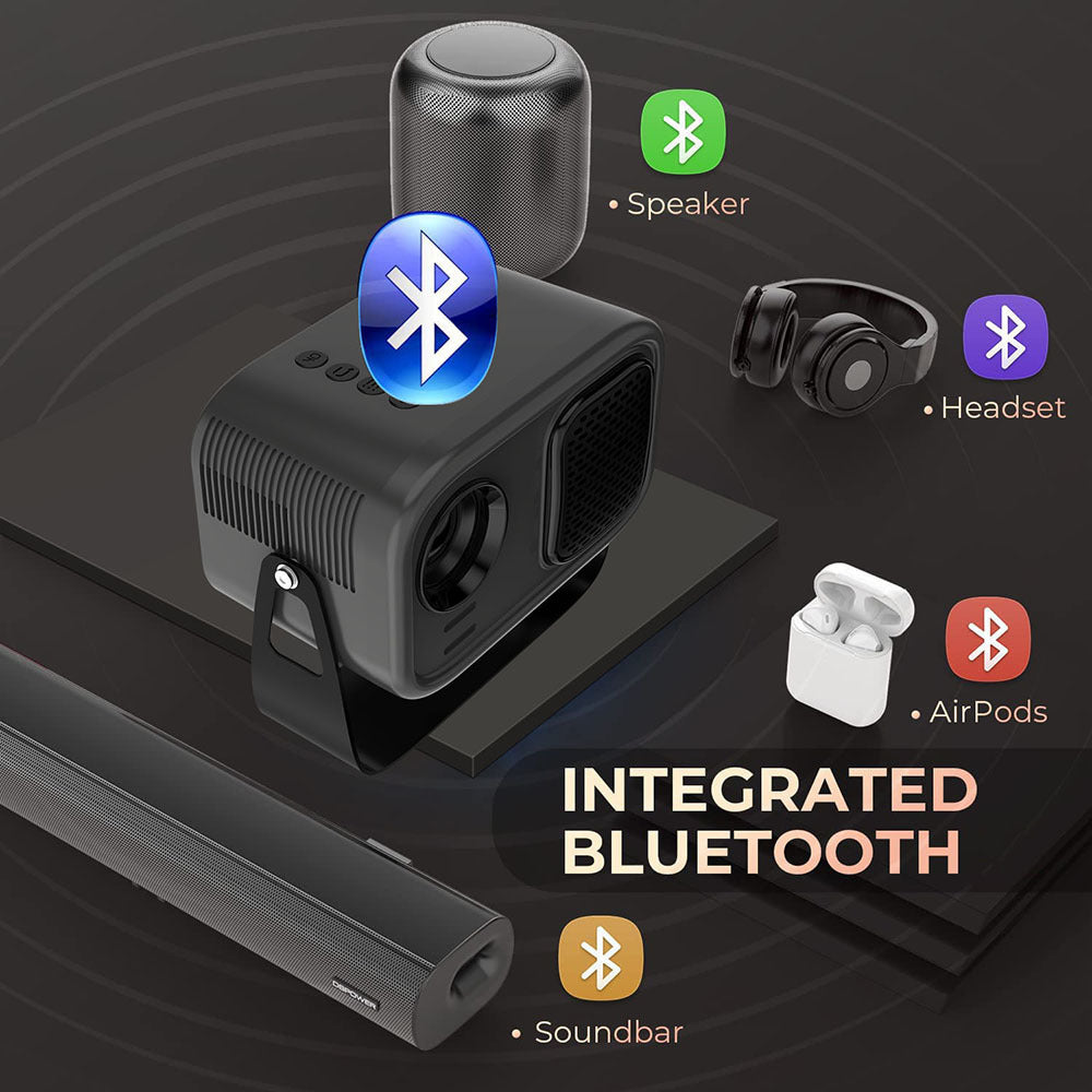 VisionLux Pro HD Smart Portable Projector
