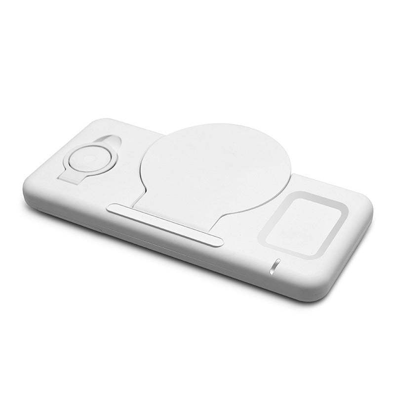 TriMagna™ Qi: Magnetic Qi Three‑in‑One Wireless Charging Station