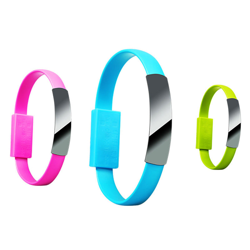 ChargeBand USB Silicone Bracelet Cable - Compact & Stylish Charging Solution