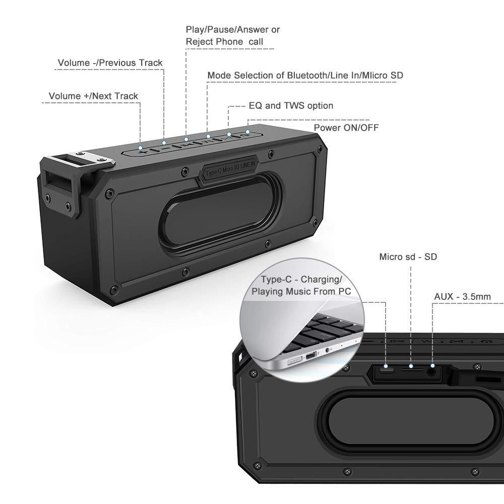 ThunderWave™ 40 | Outdoor Waterproof Portable Bluetooth Speaker