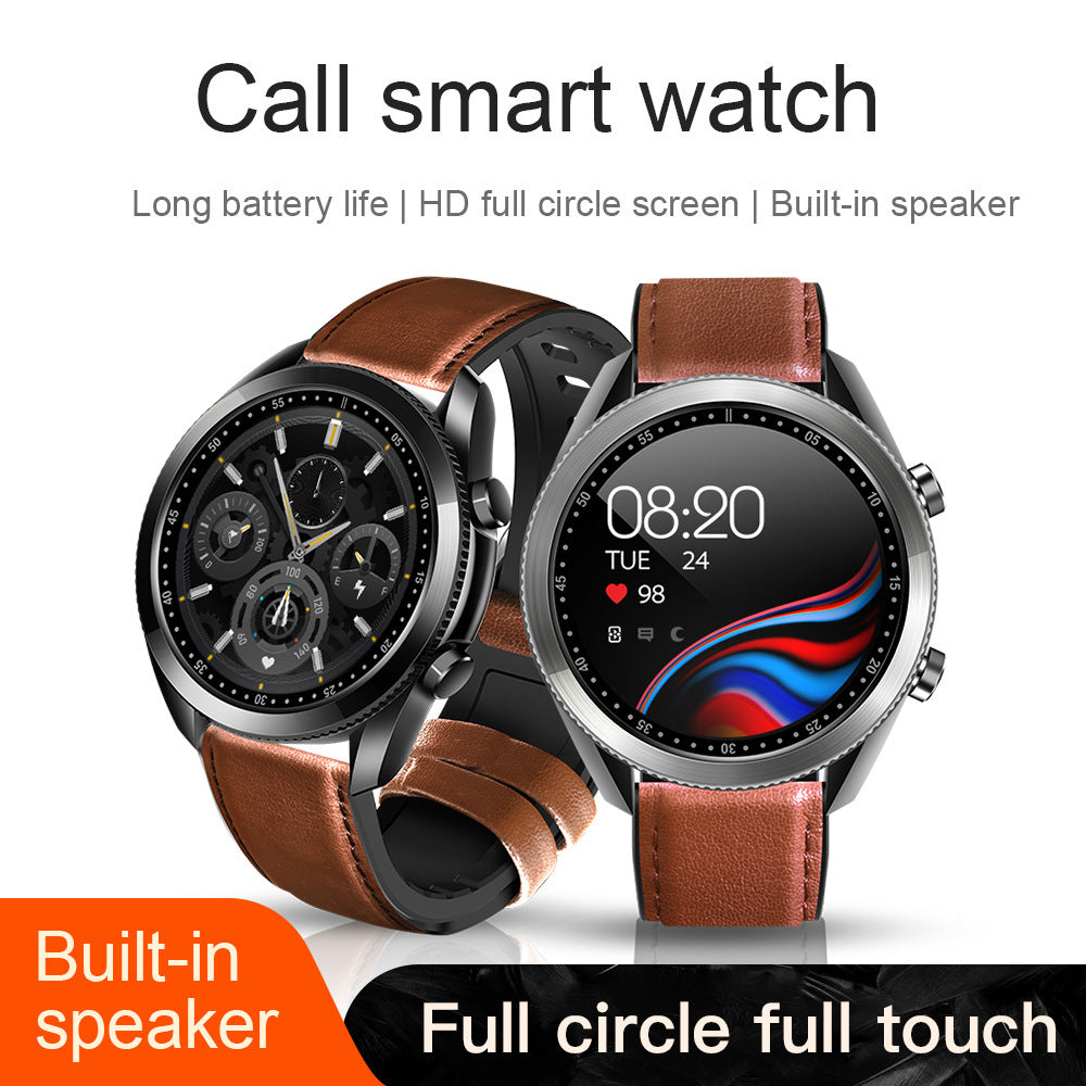 The UM90™ – Smart Call & Sports Bluetooth Watch with Pedometer, Heart Rate Monitor, and Large Metal Screen