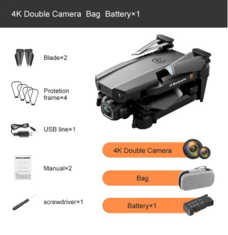 AeroVantage™ LSRC-XT6 – Dual-Lens Aerial Fixed-Height Quadcopter