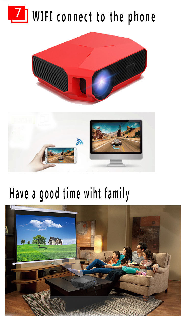 VistaBeam 1080P Pocket WiFi Projector