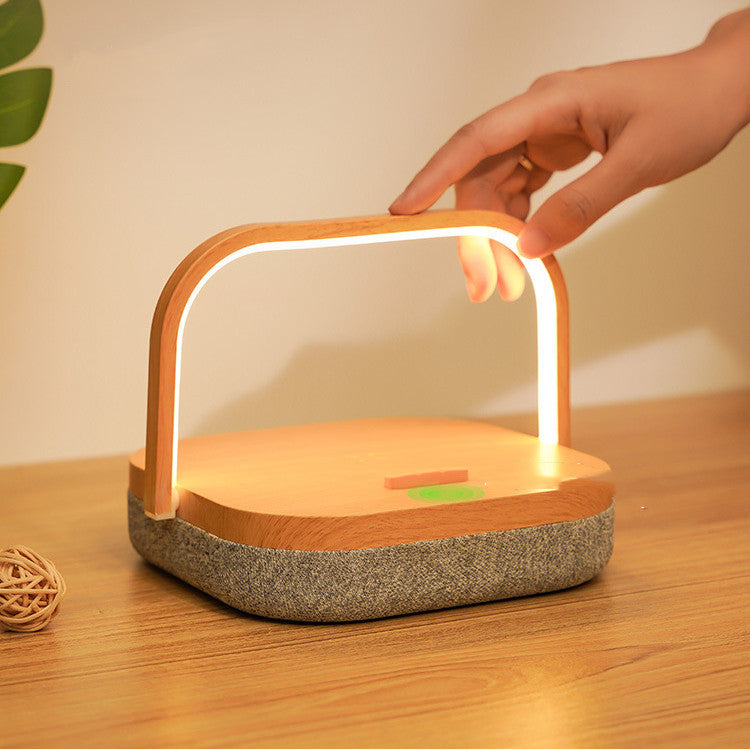LumaCharge 3-in-1 LED Wireless Charger Bluetooth Speaker Desk Lamp