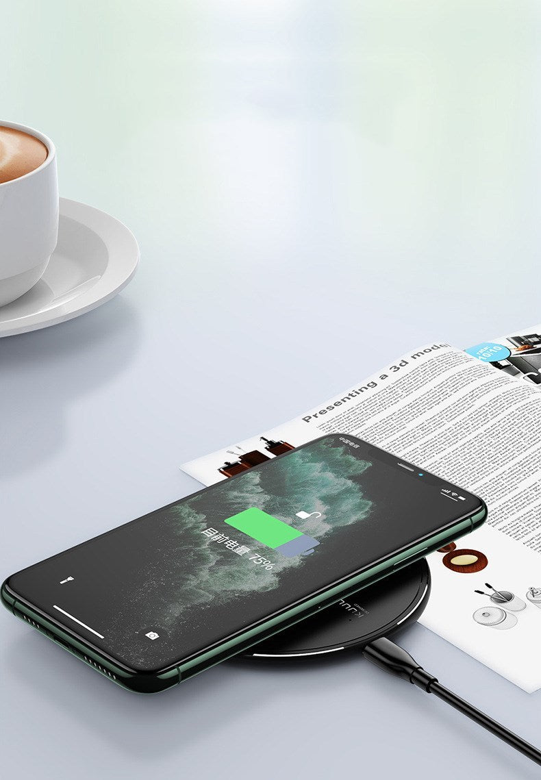 AuraCharge™ Infinity — Premium Wireless Disc Charger