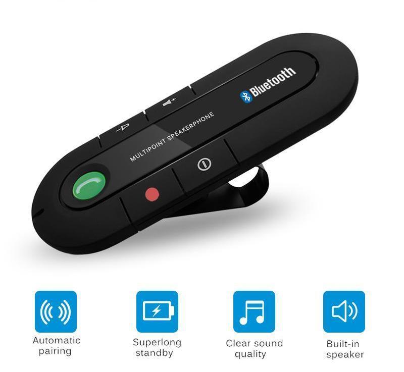 DriveTalk Pro: Bluetooth Car Visor Speakerphone
