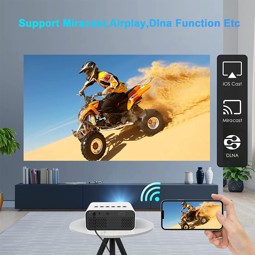 CineGlow™ YT500 Mini Home Projector