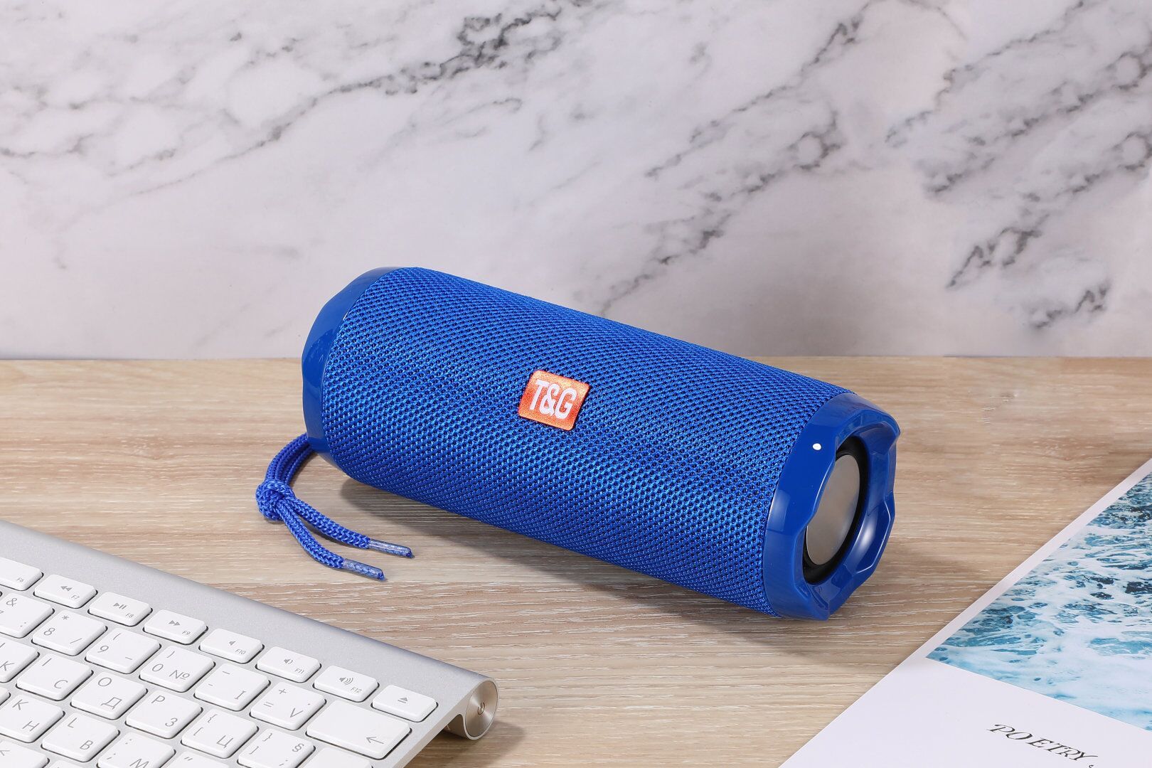 SoundFabric™ Portable Bluetooth Speaker with Card Holder