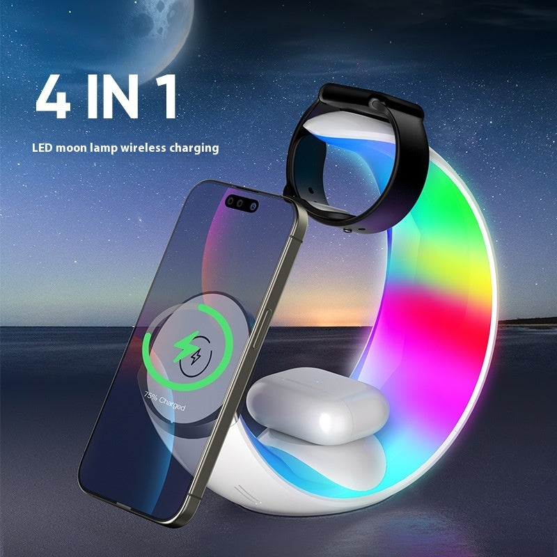 LumaCharge 4-in-1 Wireless Ambience Light & Night Lamp Charger