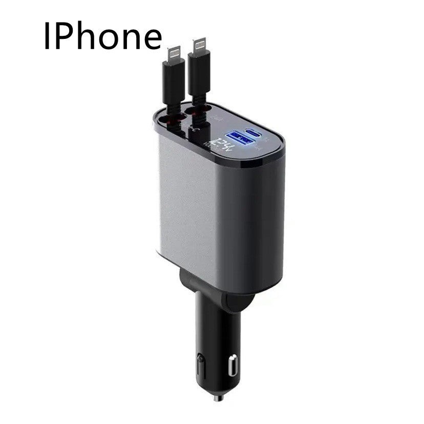 TurboVolt™ 100W Metal Car Charger