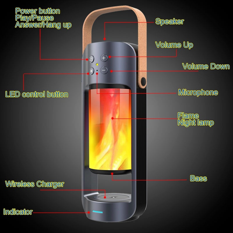 AlphaFlare Pro Bluetooth Speaker & Emergency Light