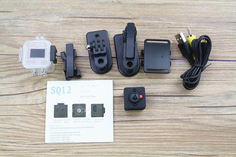 ActionCam SQ12 — Mini 1080P Waterproof Camera with Night Vision & Motion Detection