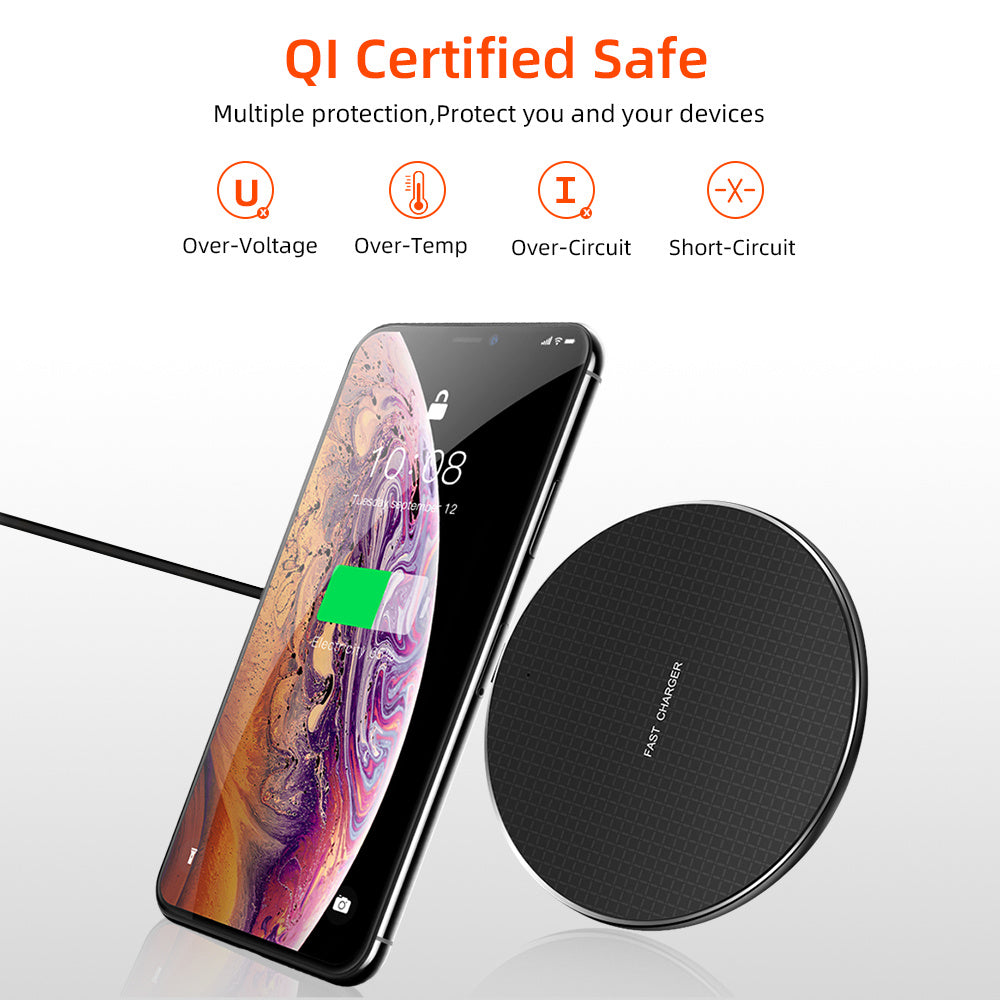 TurboCharge™ – Fast Wireless Charging Pad for Mobile Phones