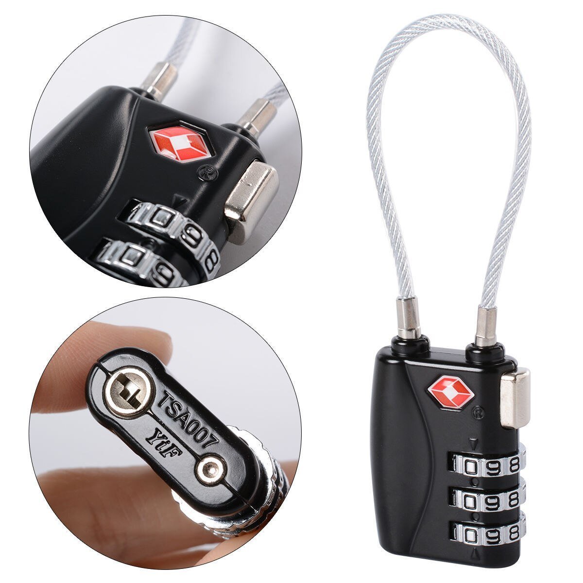 TravelGuard Pro – Suitcase Cable Lock