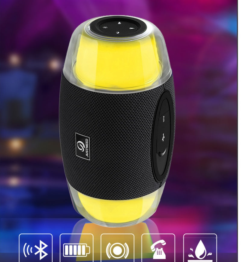 AuraBass Bluetooth Speaker – Subwoofer with Ambient LED Lighting