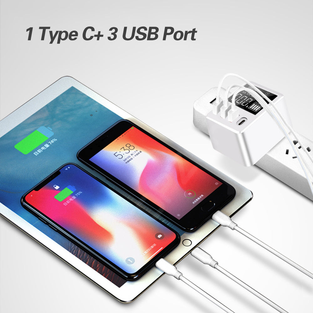 VoltVoyager 4-Port Travel Charger