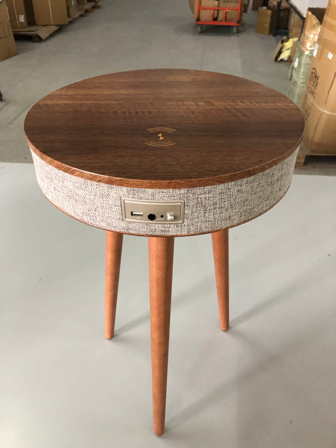 SoundTable Wireless Charging Bluetooth Speaker - Creative Round Coffee Table