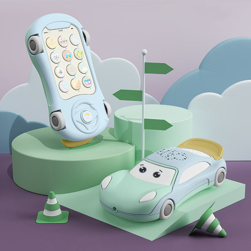 LumoLearn™ Baby Telephone Toy with Luminous Projector & Learning Car