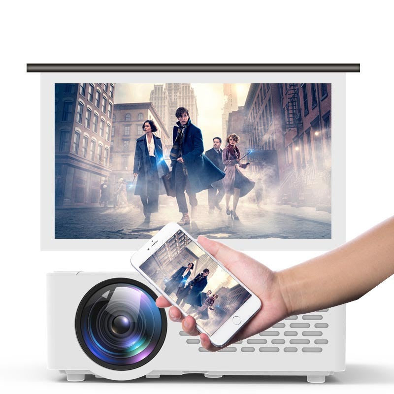 PocketView Smart – Mini Portable Home Projector with Screen