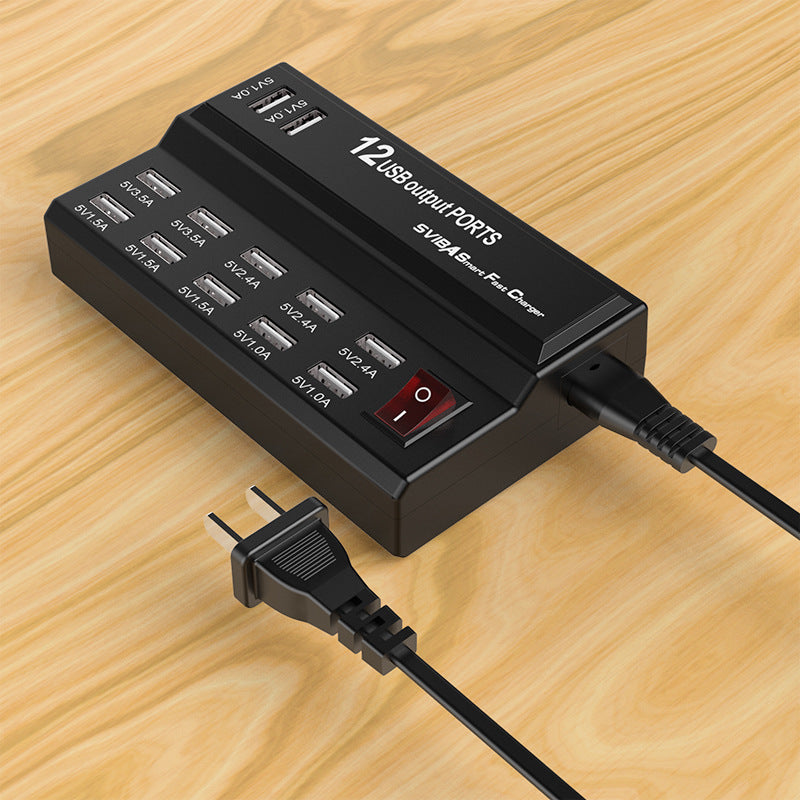 PowerHub 12X – Multi-Port USB Charging Station