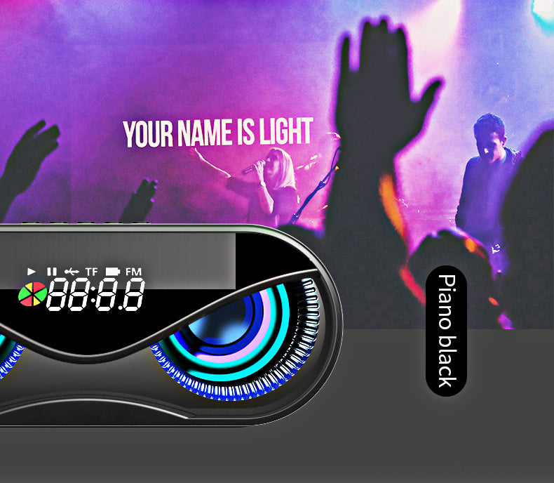 VibeBeam Colorful Bluetooth Speaker with Dual Speakers