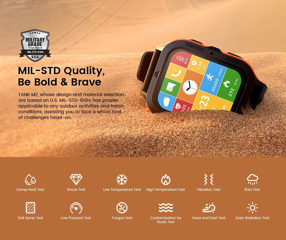 AquaPulse™ Smart Watch – Waterproof Silicone Intelligent Fitness Tracker