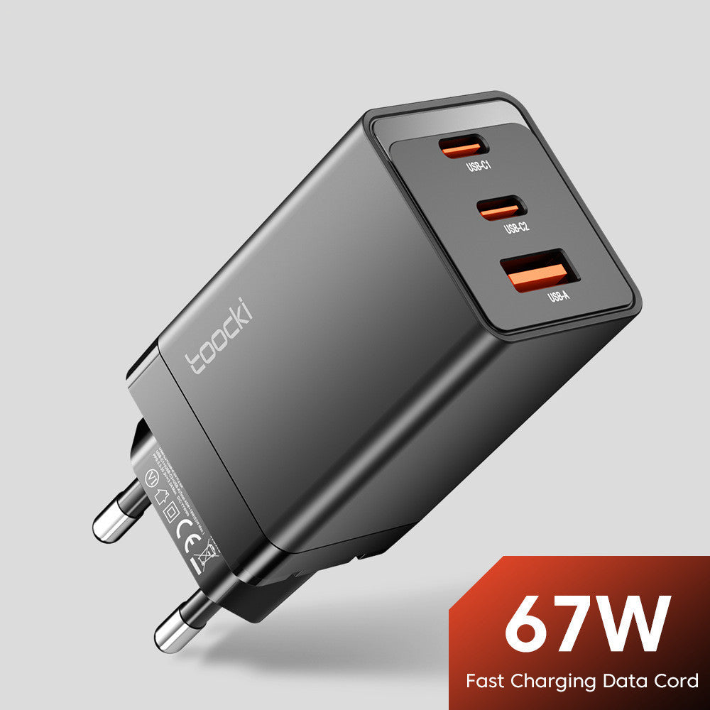 PowerFlux 67W GaN Three-Port Fast Charger