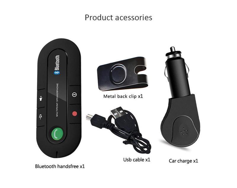DriveTalk Pro: Bluetooth Car Visor Speakerphone