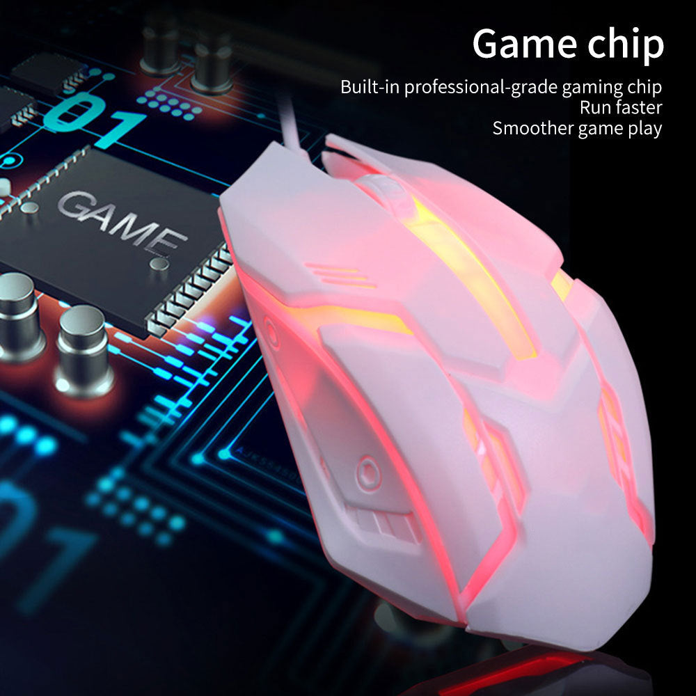 GlowTrack™ Spectrum: Colorful Wired Gaming Mouse